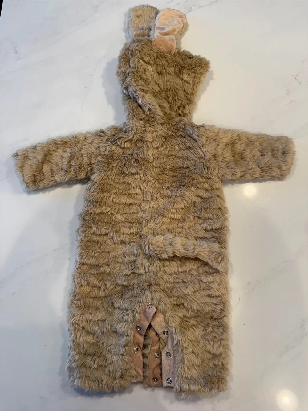 Pottery Barn Kids Tan Plush Dog Costume - Picture 3 of 3